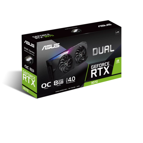 כרטיס מסך Asus Dual GeForce RTX 3070 V2 DUAL-RTX3070-8G-V2