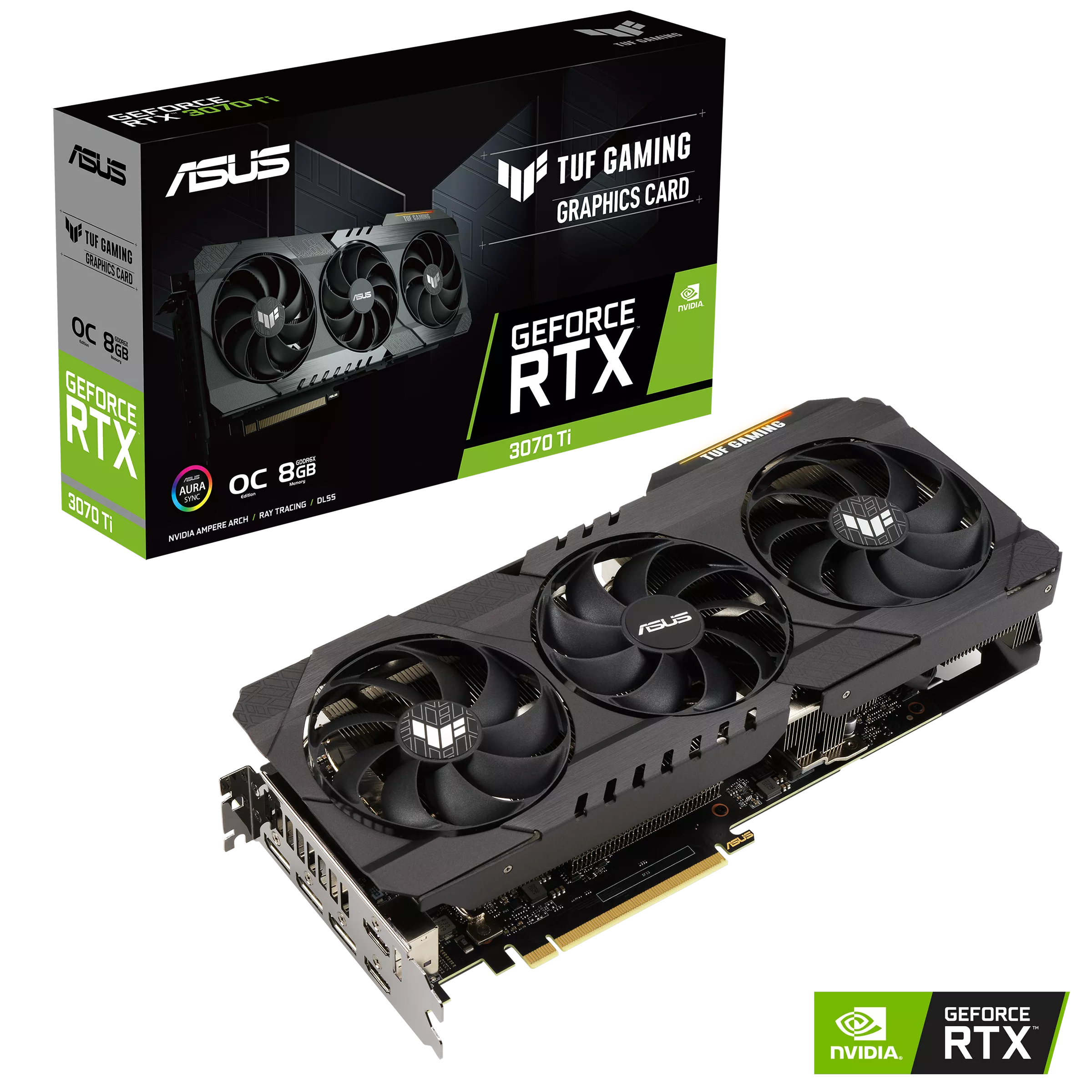כרטיס מסך Asus TUF Gaming GeForce RTX™ 3070 Ti OC Edition TUF-RTX3070TI-O8G-GAMING