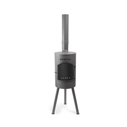 תנור גינה עץ  BonGiano SP Black