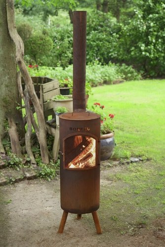 תנור גינה עץ  BonGiano LP Black