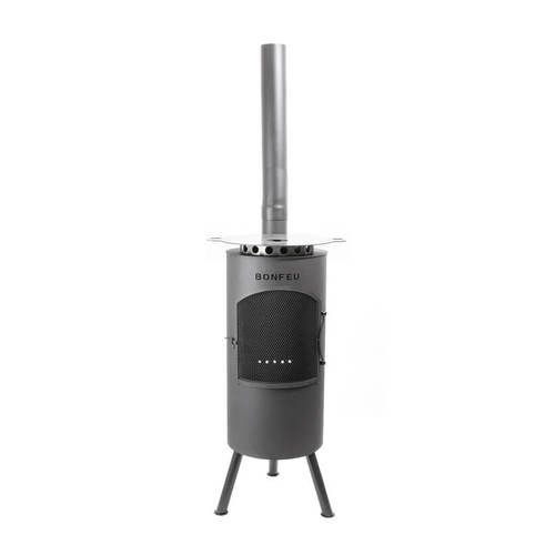 תנור גינה עץ  BonTino LP Black