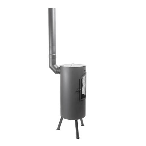 תנור גינה עץ  BonTino LP Black