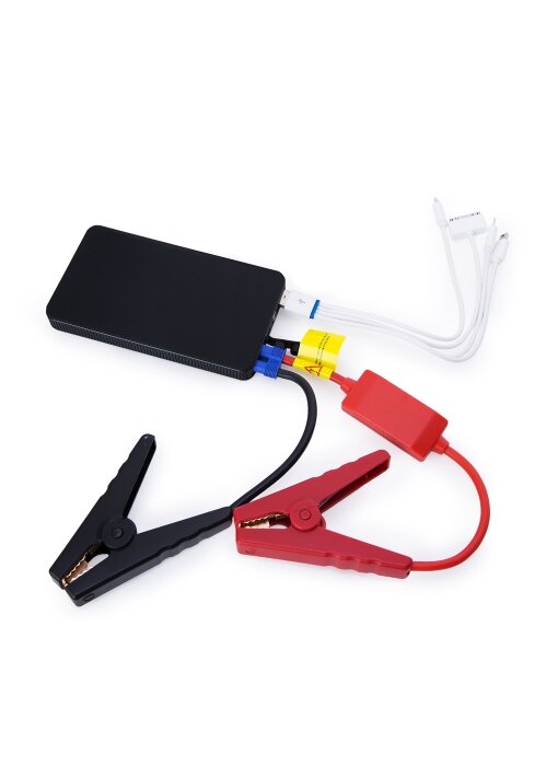 בוסטר התנעה לרכב - מטען חירום נייד 12,000mAh מתאים לרכב, ללפטופ, לסמארטפון