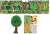 ערכת קישוט וסיפור בהמחשה העץ הענק/אפונה