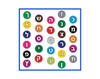 שטיח שמשונית 1.5/1.5 מטר - אותיות