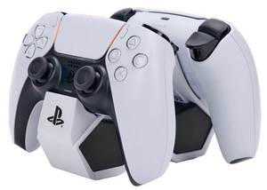 מטען זוגי מהיר לשלטים - PowerA PS5 TWIN CHARGING STATION