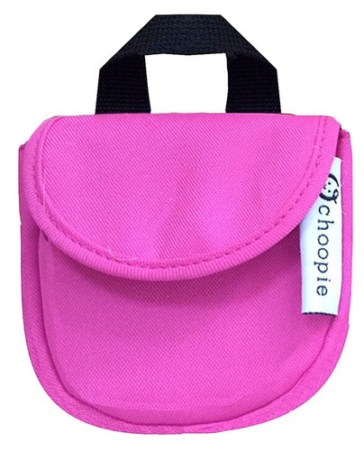 נרתיק למוצץ / מפתחות עם חיבור לעגלה - שחור