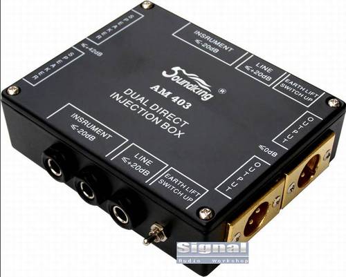 דיירקט בוקס כפול SoundKing Direct Box AM403