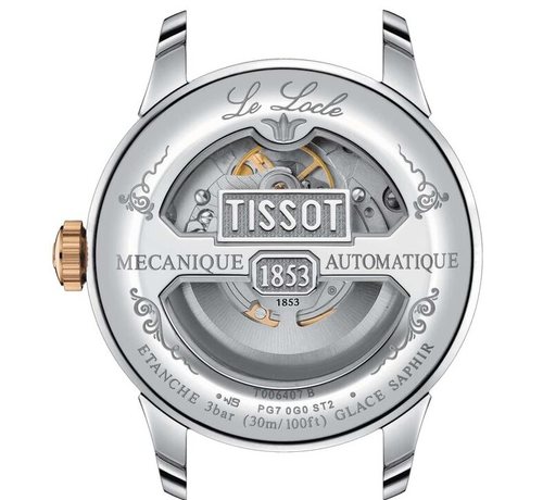 Tissot T0064072203302 Le Locle מנגנון אוטומטי 80 שעות