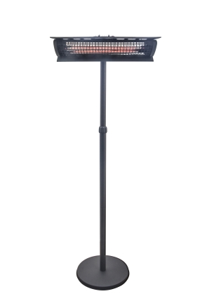 מחמם חוצות חשמלי עמוד מלבני 2500W צבע שחור
