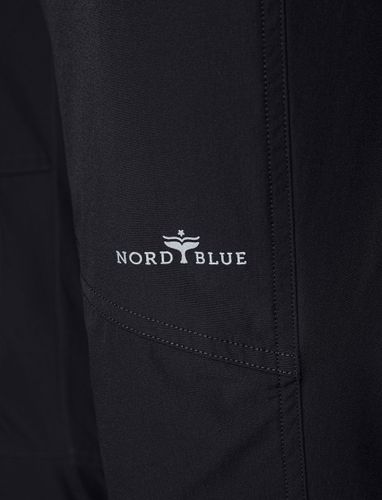 מכנס טיולים NORD BLUE סטראץ  דגם THOR שחור