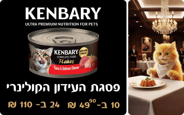 שימורי קנברי מעדנים לחתול