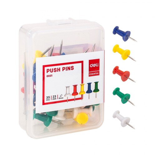 סיכות push pins צבעוניים