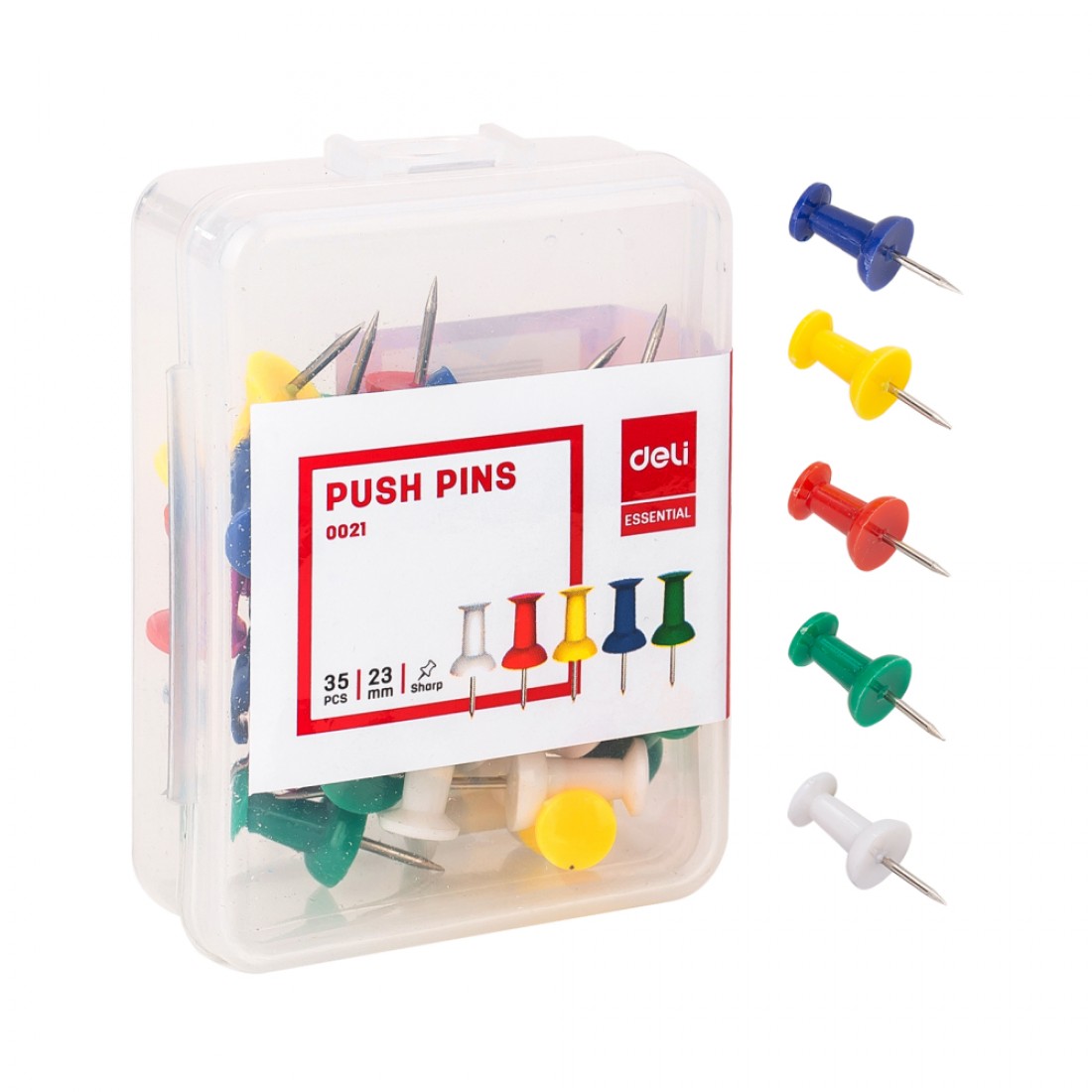 סיכות push pins צבעוניים