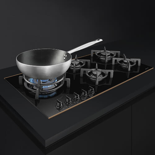 כיריים גז 90 ס''מ מבית SMEG סמאג דגם PV695