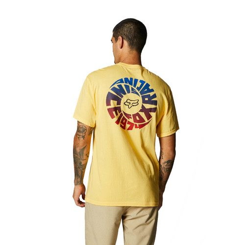 חולצה קצרה צהוב - REVOLVER SS POCKET TEE
