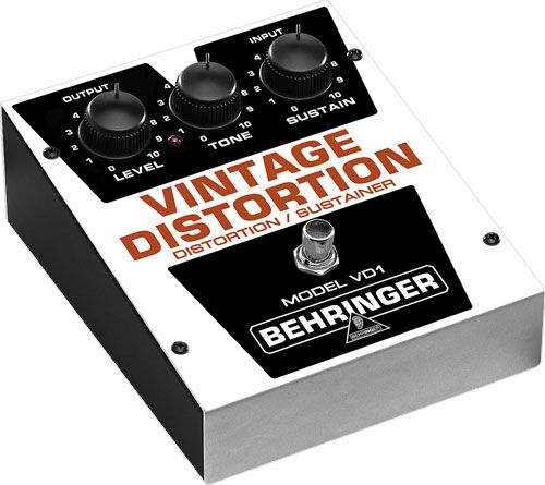 אפקט גיטרה חשמלית BEHRINGER VD1 מתצוגה 50% הנחה !