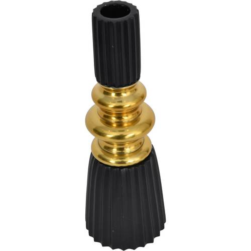  פמוט לנר מוברש שחור Candle Holder