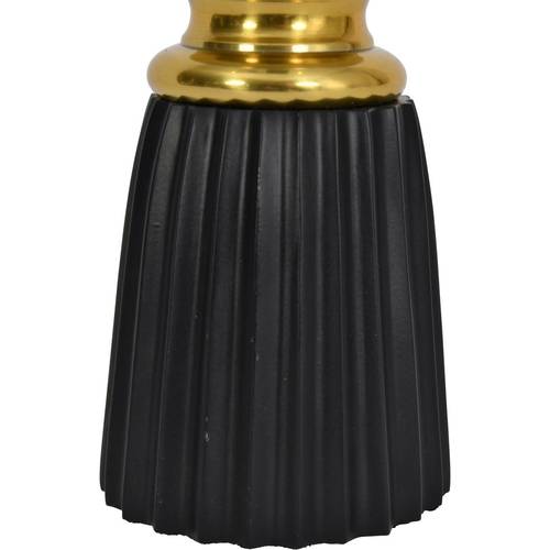  פמוט לנר מוברש שחור Candle Holder