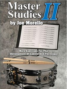 ספר ללימוד תופים Joe Morello MASTER STUDIES 2