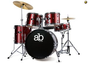 מערכת תופים 22 אינץ ab Drums Master- כולל אביזרים