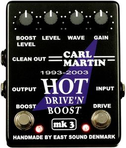 פדל דיסטורשיין Carl Martin Hot Drive’n Boost MK3