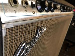 מגבר גיטרה נדיר! Fender Super Reverb silverface