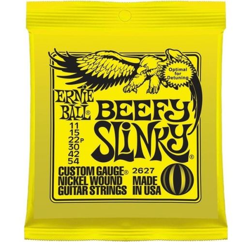 מיתרים לגיטרה חשמלית Ernie Ball Beefy Slinky 11-54