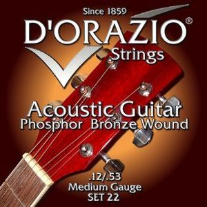 מיתרים לאקוסטית 012 -Dorazio PB SET22