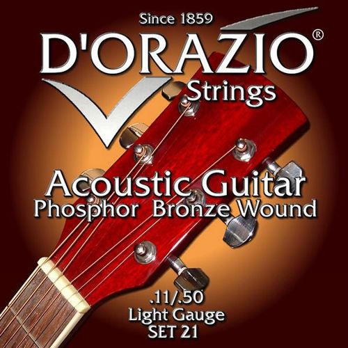 סט מיתרים לאקוסטית 11-50 Dorazio PB SET-21