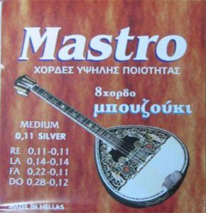 סט מיתרים 0.11 לבוזוקי MASTRO