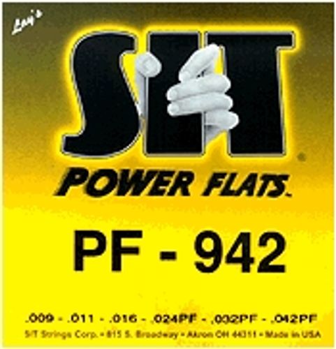 מיתרים גיטרה חשמלית SIT Power Flats