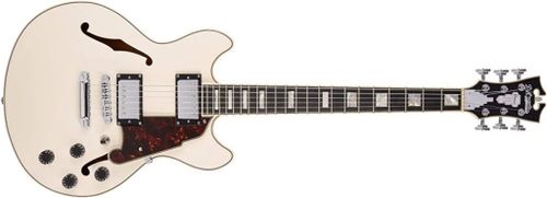 גיטרה חשמלית 1/4 נפח D’Angelico PREMIER MINI DC FIESTA WH