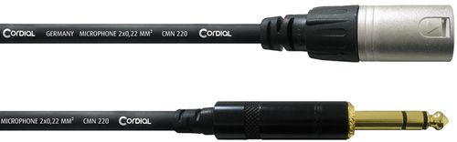 כבל באלנס TRS למוניטור אולפני 3 מטר CORDIAL CFM 3 MV