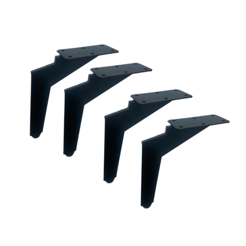 סט 4 רגלי מתכת - גובה 15 ס