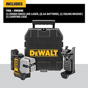 פלס לייזר אדום דיוולט DW089K DEWALT