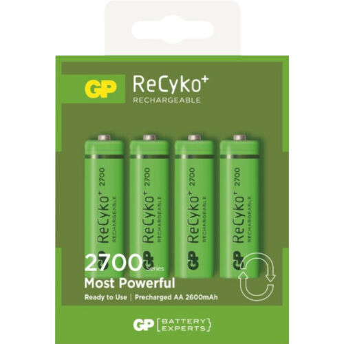 סוללות נטענות GP AA  ReCyko+ 2700mhA רבייעיה