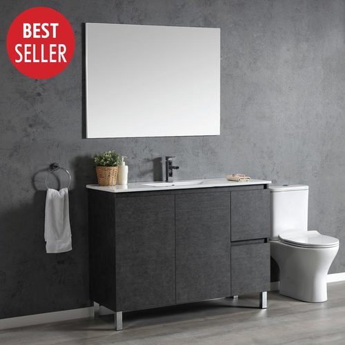 ארון אמבטיה עומד סנדוויץ דגם CALO STAND מידה 100 סמ