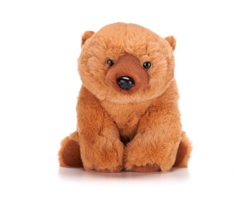 בובת דב גריזלי רכה ונעימה בגודל 30 ס