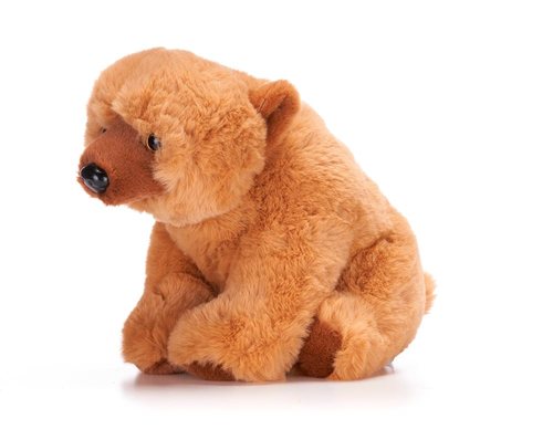 בובת דב גריזלי רכה ונעימה בגודל 30 ס