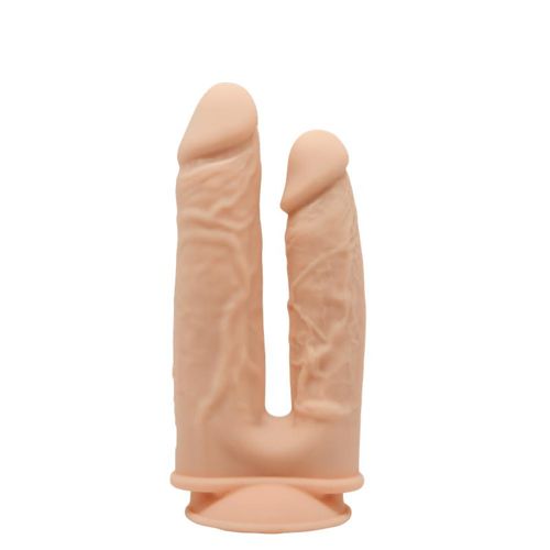 דילדו איכותי מסיליקון לחדירה כפולה Silexd Premium Silicone 