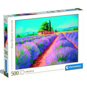 קלמנטוני - פאזל 500 חלקים פרחי הלבנדר - Clementoni Puzzle  Lavender