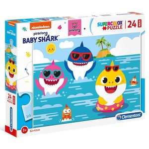 קלמנטוני - פאזל בייבי שארק 24 חלקים - Clementoni Puzzle Maxi Baby Shark