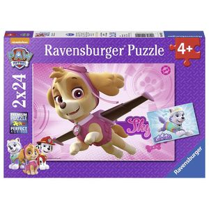 רנבסבורגר - פאזל 2X24 חלקים סקאי ואוורסט מפרץ ההרפתקאות - Ravensburger