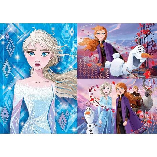 קלמנטוני פרוזן 2 - פאזל 3X48 חלקים - CLEMENTONI FROZEN 2
