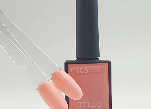 לק ג'ל ג'לו צבע אפרסק פסטל GELLO #105