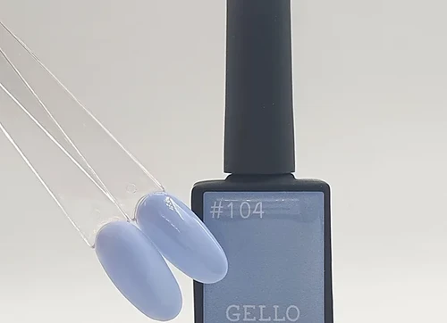 לק ג'ל ג'לו צבע כחול פסטל GELLO #104