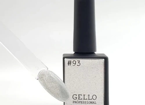 לק ג'ל ג'לו צבע נצנץ אוניברסלי שקוף GELLO #93