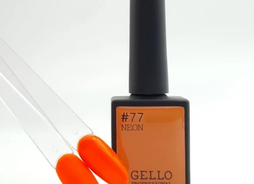 לק ג'ל ג'לו צבע כתו זוהר ניאון GELLO #77