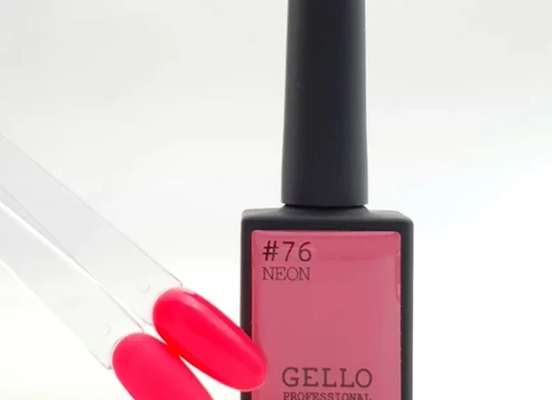 לק ג'ל ג'לו צבע ורוד נאון GELLO #76